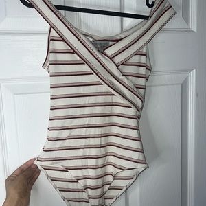 Stripe Bodysuit size small